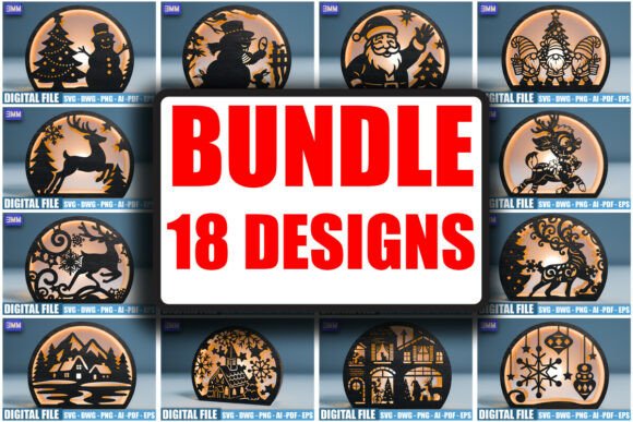 18 Christmas Lanterns SVG Laser Cut Bund: A Designer’s Review for Local Business Branding
