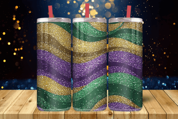 20oz Seamless Mardi Gras Tumbler Wrap Graphics Review