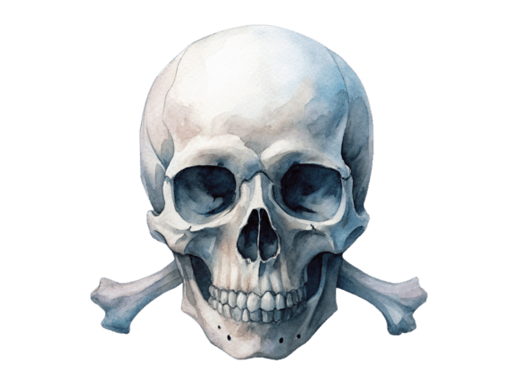 3D Crossed Bones Cartoon Style PNG Graphics and Illustrations Review