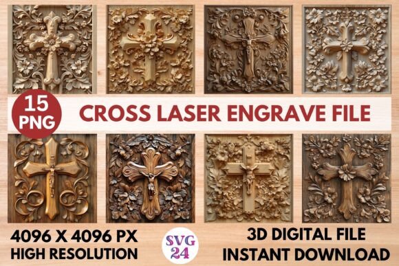 Cross Laser Engrave File Graphics and Laser Engraving Review