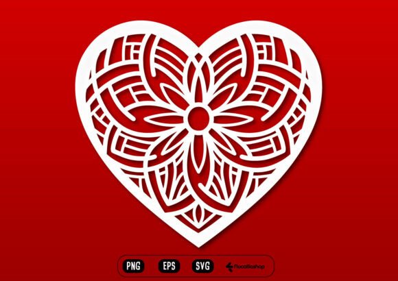 Detailed Mandala Heart Clipart Graphics and Illustrations Review