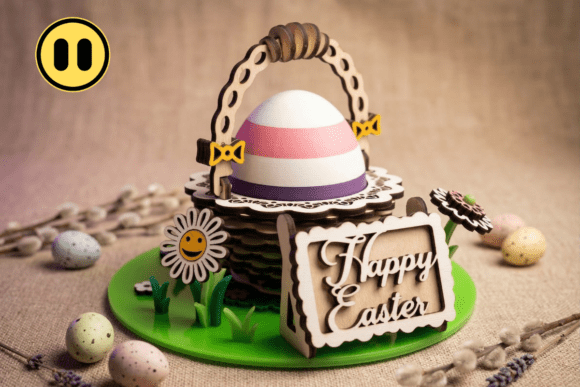 Egg in an Easter Basket SVG STL: Laser Cutting & Spring Amp Review