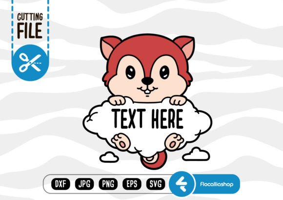 Forest Animal Cloud SVG, Squirrel SVG Graphics and Crafts Review
