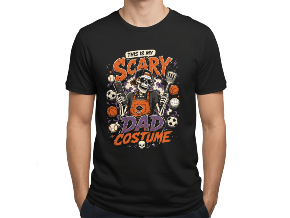 Funny Scary Dad Costume Halloween SVG Review