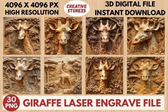 Giraffe Laser Engrave File: Graphics and Laser Engraving Review