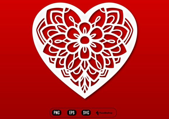 Intricate Flower Heart Cut File Review