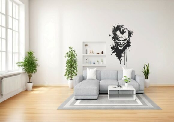 Joker Wall Art – Dark Comic Character Laser Cutting Freebies