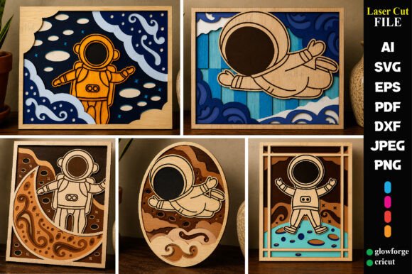 Laser Cut Astronaut Wall Decor Bundle: A Seller’s Review