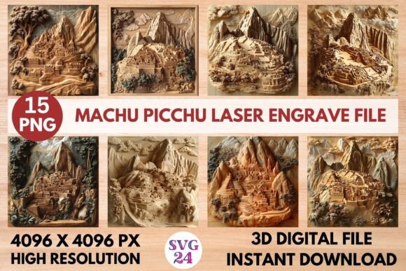 Machu Picchu Laser Engrave File Review