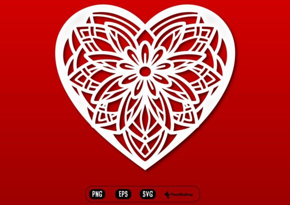 Ornate Heart Mandala for Cricut: A Review of Graphics and Illustrations