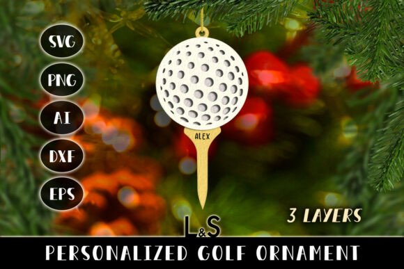 Personalized Golf Christmas Ornament: Laser Cutting and Ornaments Review