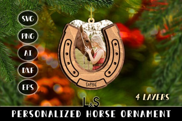 Personalized Horse Hoof Ornament: Laser Cutting and Ornaments Design Review