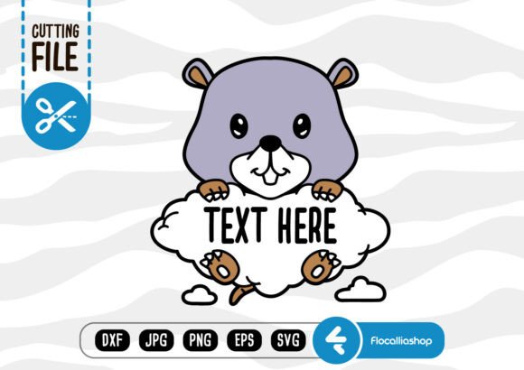Woodland Cloud Name Frame, Mole SVG Graphics and Crafts Review